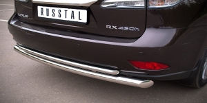 Lexus RX270/350/450 защита заднего бампера d76/42 с подъемом (дуга) LRXZ-000415